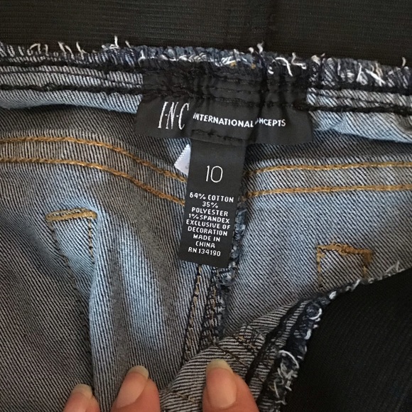INC pull on skinny jeans size 10 - Picture 4 of 4